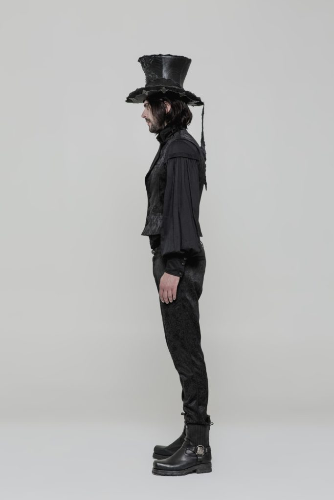 WY851 - Gothic Jacquard Vest - Image 9
