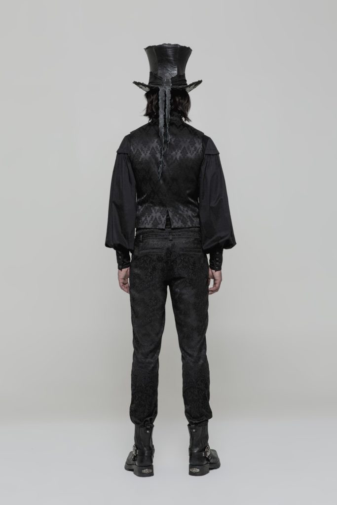 WY851 - Gothic Jacquard Vest - Image 10