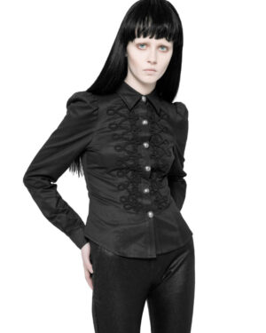 WY883 - Gothic Military Long Sleeve Shirt