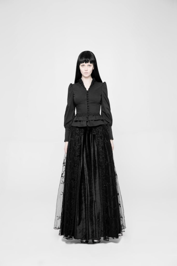 WY889 - Gothic Long Sleeve Shirt - Image 4