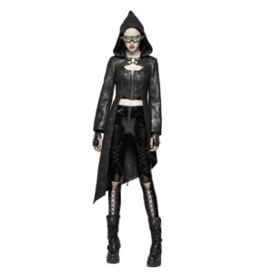 WY977 - Punk Asymmetric Hem Jacket