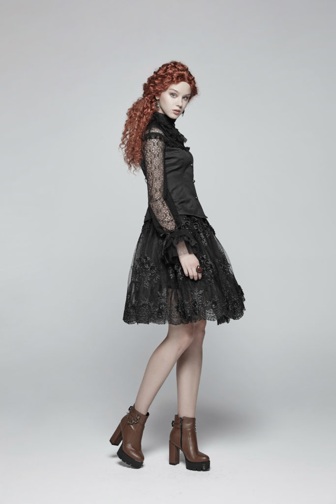 WY998 - Steampunk Lace Shirt - Image 11