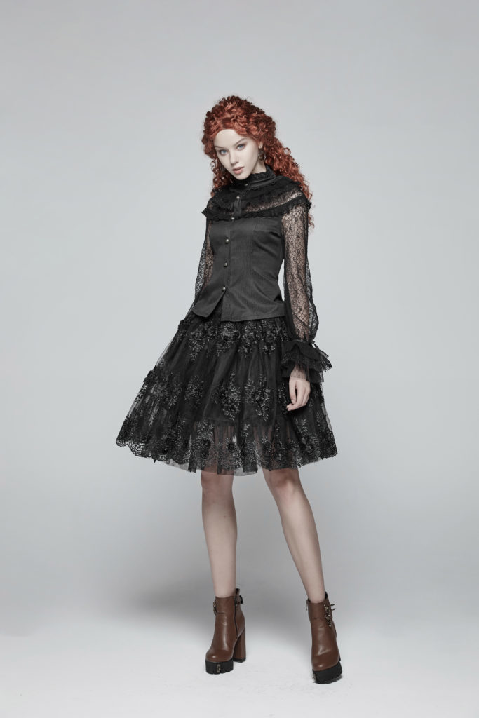 WY998 - Steampunk Lace Shirt - Image 12