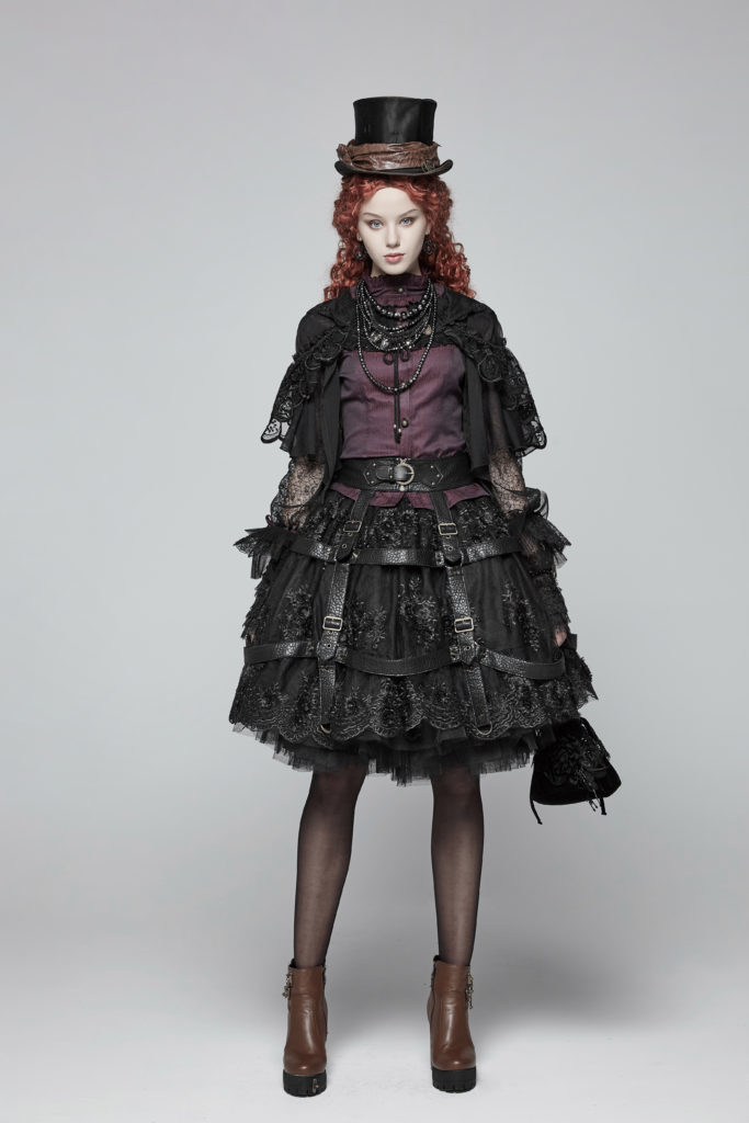WY998 - Steampunk Lace Shirt - Image 3