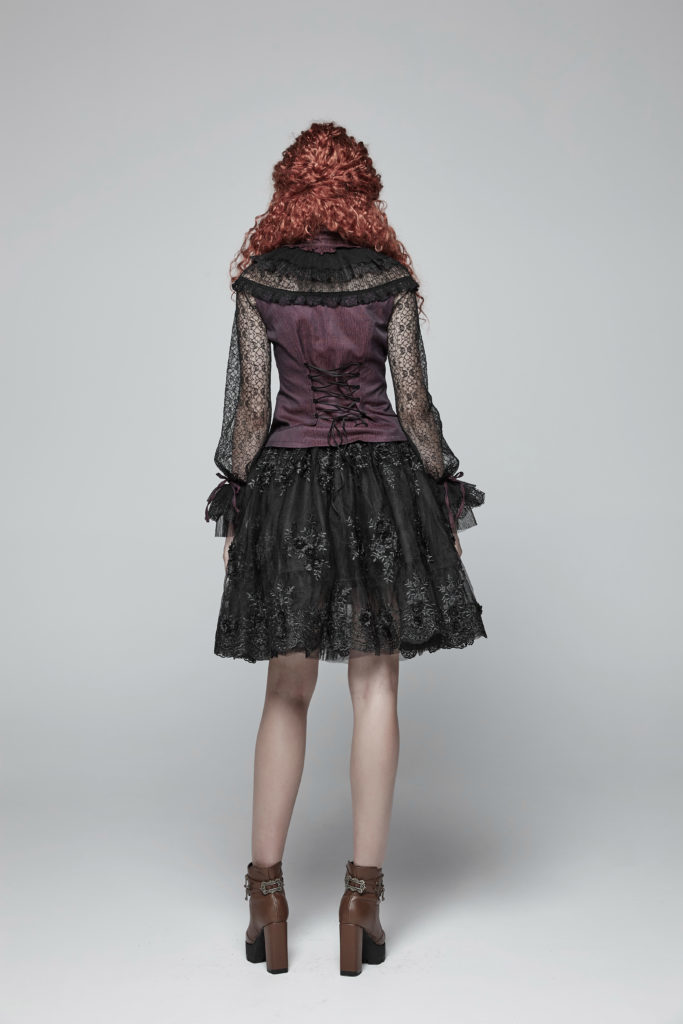 WY998 - Steampunk Lace Shirt - Image 7