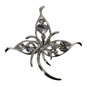 XH0431 - Brooch - Dragonfly - Silver/AB