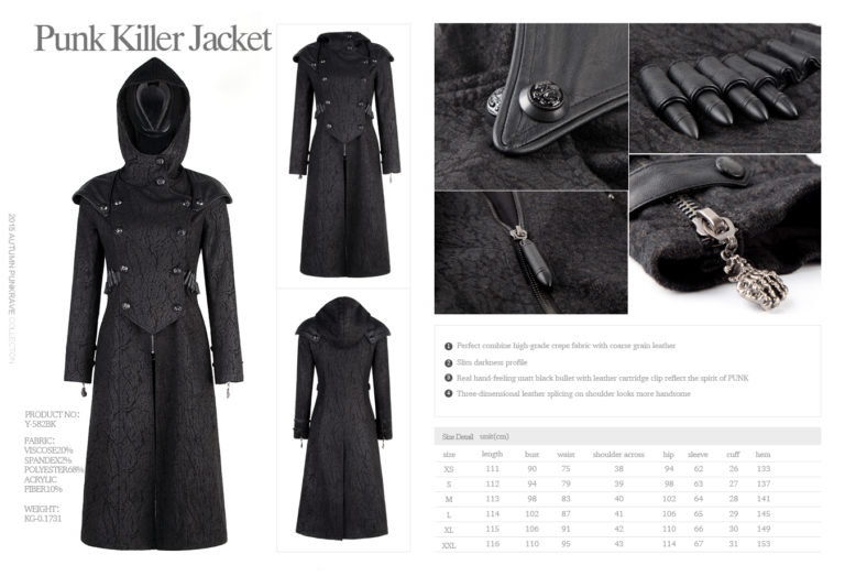 Y582 - Punk Killer Jacket - Image 7