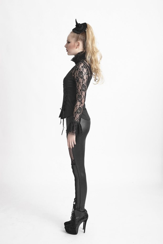 Y618 - Gothic Romantic Blouse - Image 5