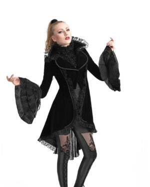 Y622 - Gothic Forked Tail Women Coat..