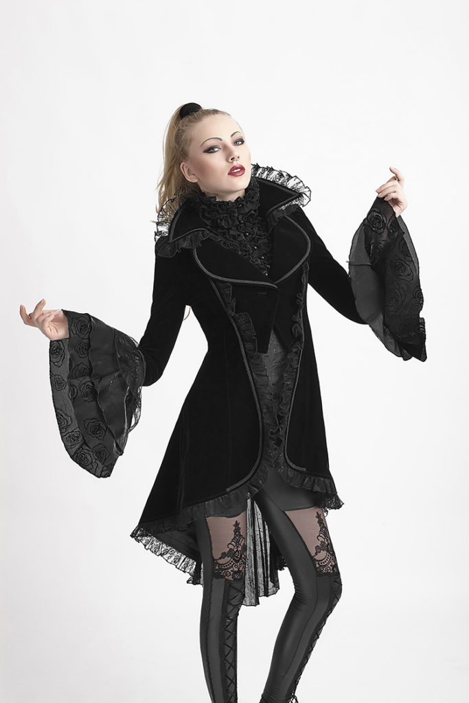 Y622 - Gothic Forked Tail Women Coat.. - Image 5