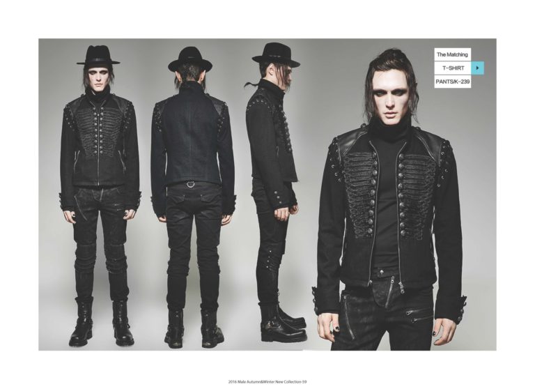 Y721 - Military Uniform Short Coat - Image 6