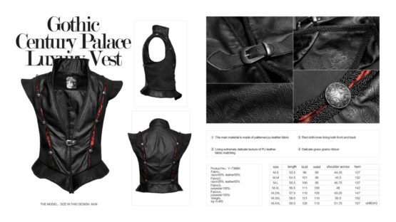 Y736 - Gothic Century Palace Luxury Vest- L - Image 8
