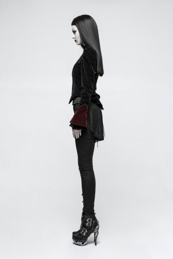 Y769 - Gothic Scissor-tail Dress Jacket - Image 4