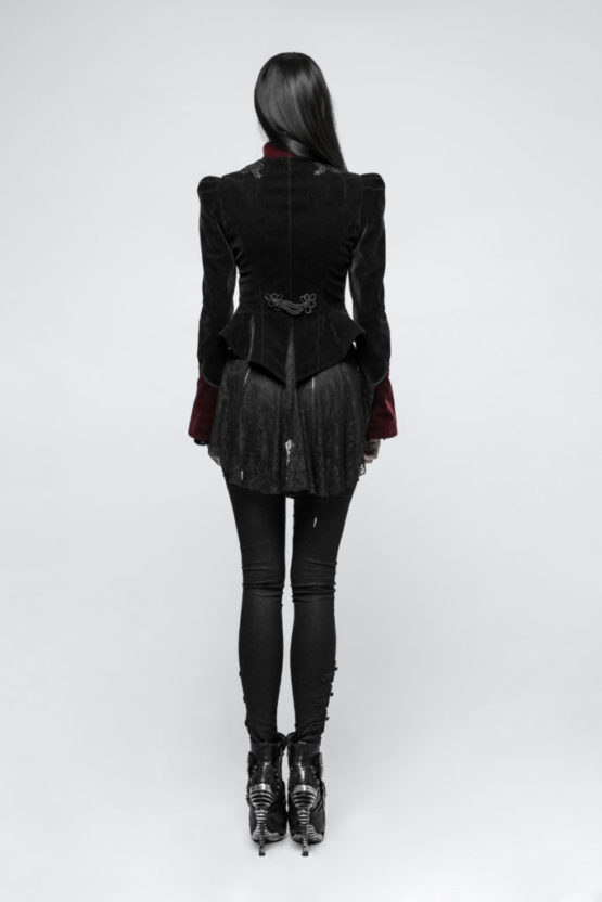 Y769 - Gothic Scissor-tail Dress Jacket - Image 2