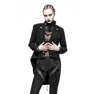 Y771 - Steampunk Swallow Tail Wound Jacket-L