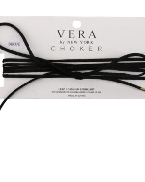 YN2589 - Suede Wrapping Choker Necklace