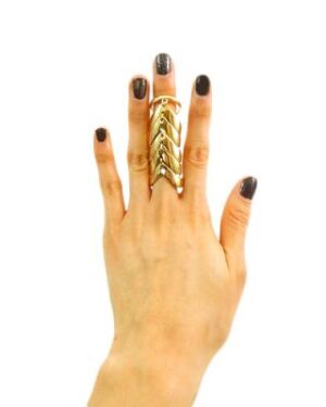 YR1176 - Ring Armor Chevon Shape