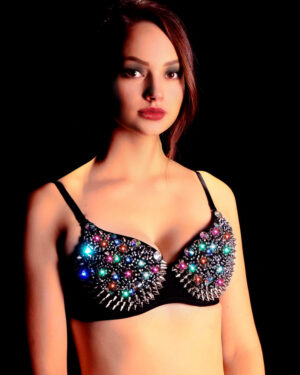 3072 - LED Bra Top multi colored