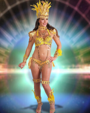 SBW1381 - Brazilian Gold with Skulls 10 pc Costume Set