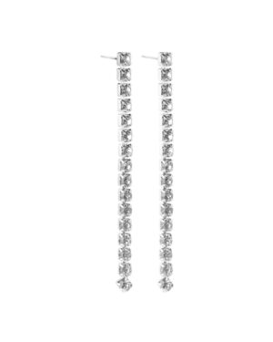 25147 - S Rhinestone cr 6 mm 1 Line Ear