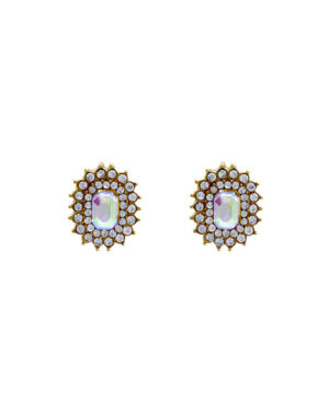 25482 - g oval stud ear