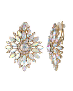 25666 - g ab teardrop clip on ear
