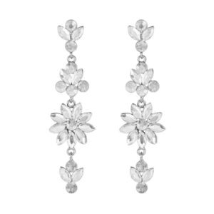 25694 - r flower drop earring