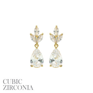 26116 - org cz marquise top ear