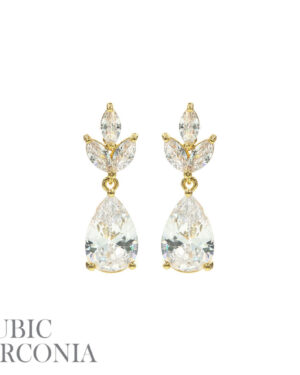 26116 - org cz marquise top ear
