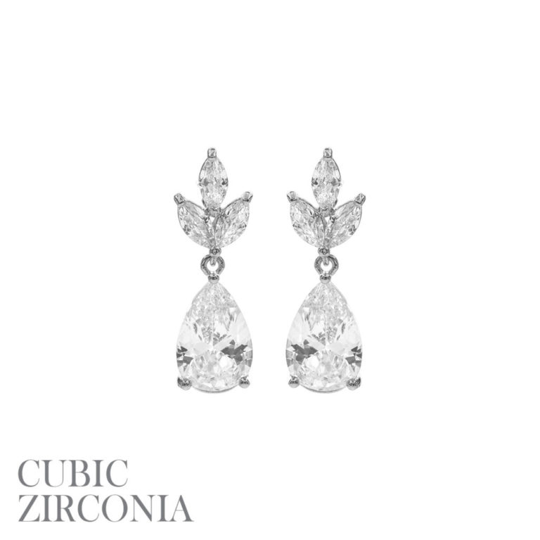 26116 - org cz marquise top ear - Image 2