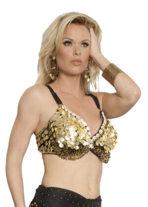 8446E - Earring - Flat round coins