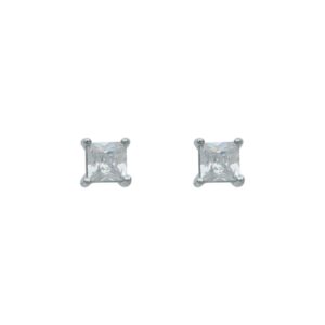 E278 - org 5mm square CZ stud