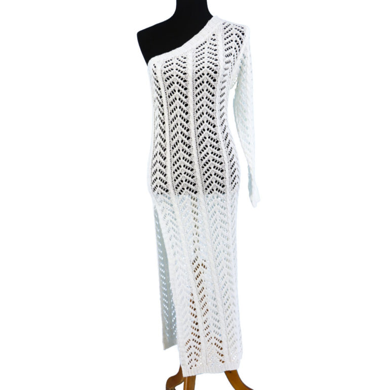 8364 - Crochet Single Sleeve/ High Slit - Image 3