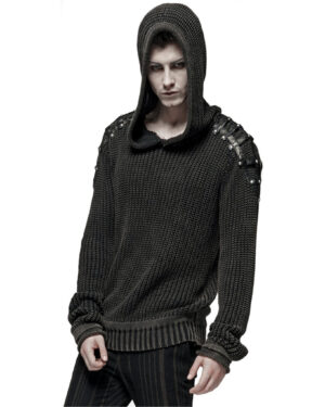 WM052 - Punk Vintage Hooded Sweater
