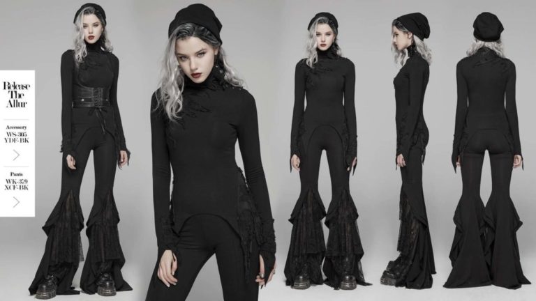WT574 - Dark Long-sleeved T-shirt-XS/S - Image 2