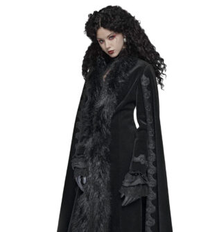 WY1035 - Gothic Vintage Gorgeous Long Coat, cape / cloak
