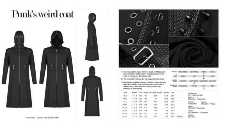 WY1085 - Punk's Weird Coat - Image 8