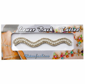 1075LB - Low Back Tattoo with Rhinestones