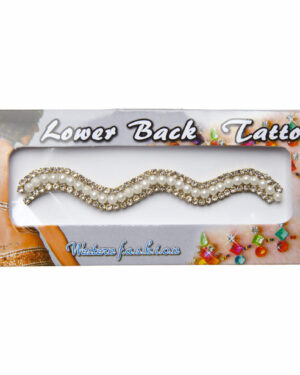 1075LB - Low Back Tattoo with Rhinestones