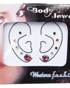 1077ERMLT - Ear Tattoo - Reusable - Multi