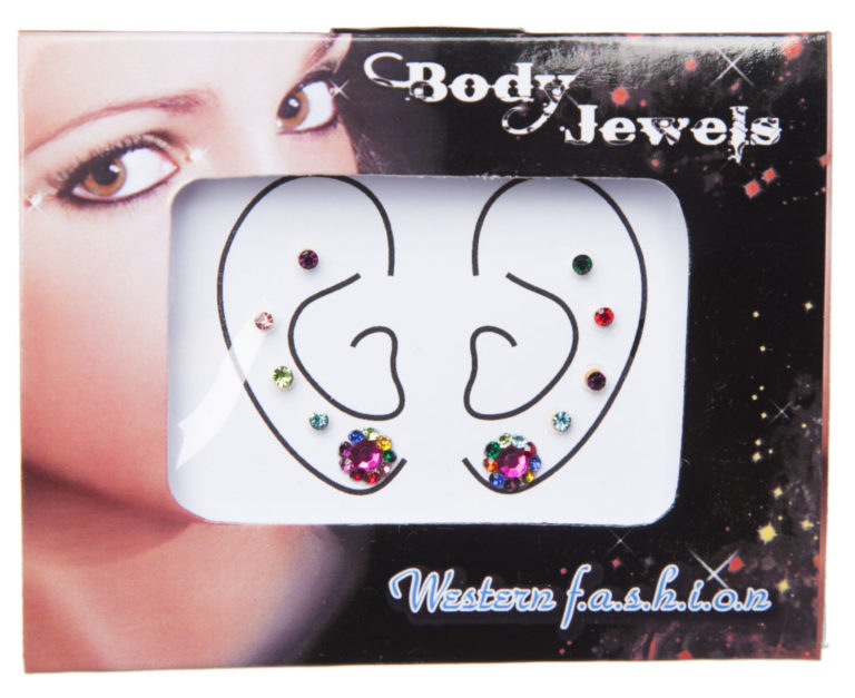 1077ERMLT - Ear Tattoo - Reusable - Multi
