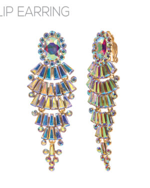 26191 - g baguette stone layered clip