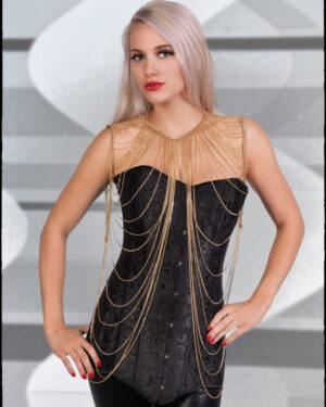 YC1100 - Body Chain Multi - Shoulder Drape