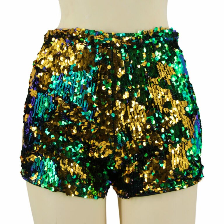 2270 - Sequins Shorts with Zipper - Image 47