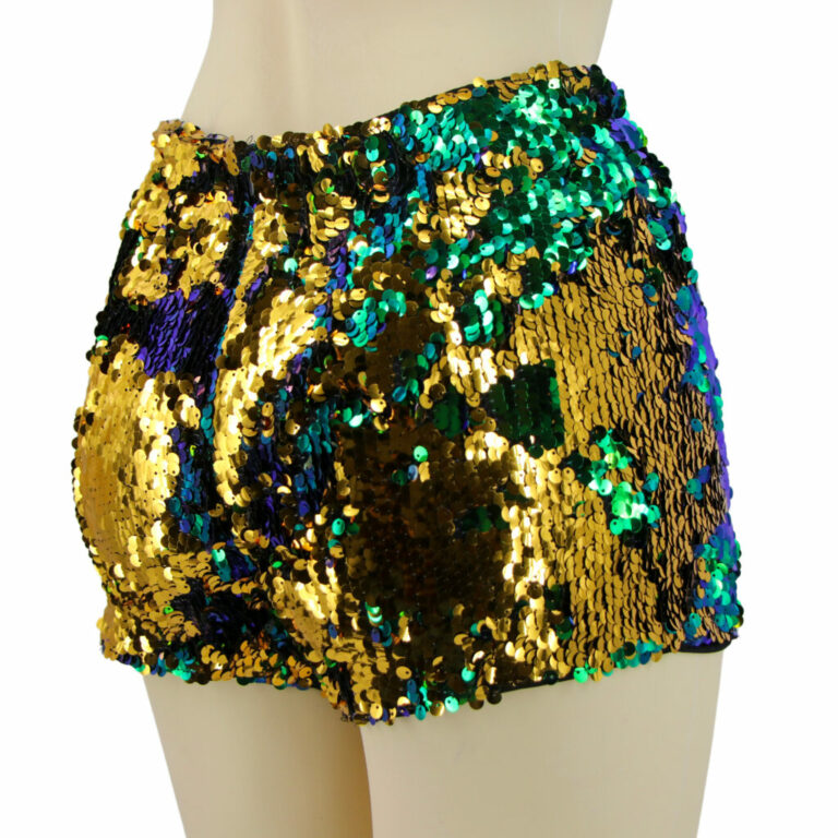 2270 - Sequins Shorts with Zipper - Image 46