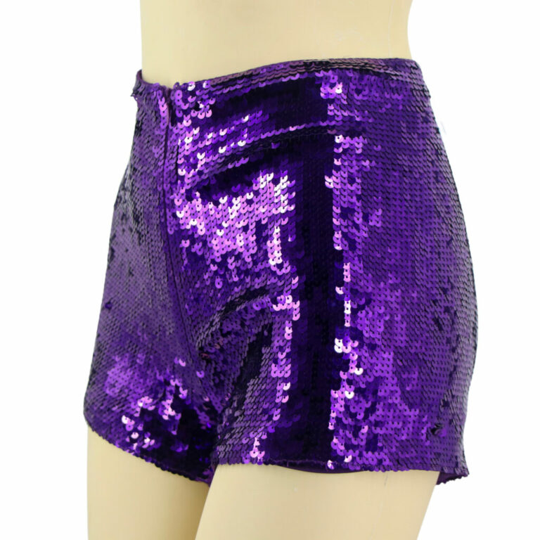 2270 - Sequins Shorts with Zipper - Image 52