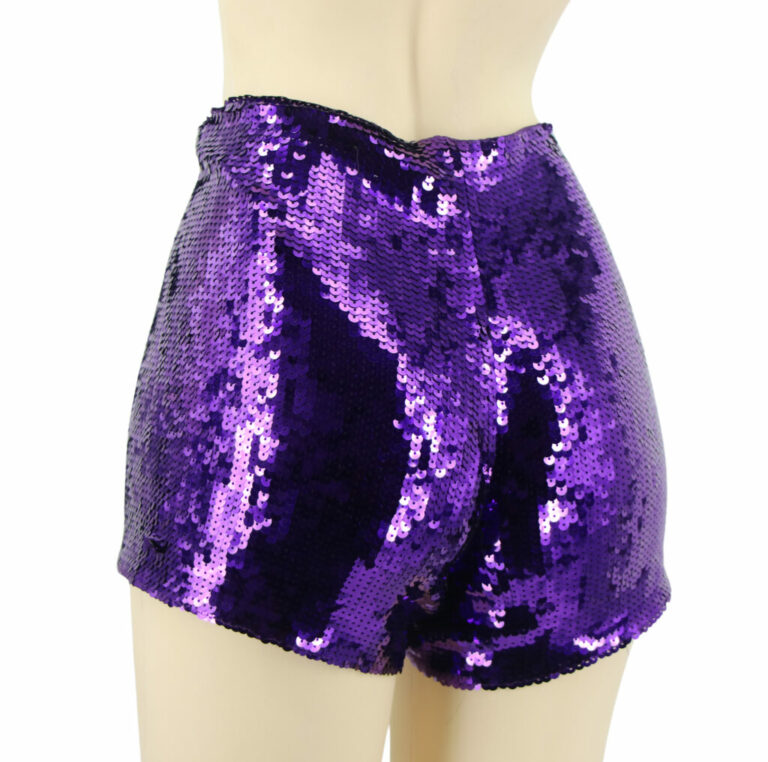 2270 - Sequins Shorts with Zipper - Image 53