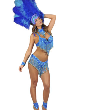 24479 - Brazilian Dancing set - 8pc set - Turquoise