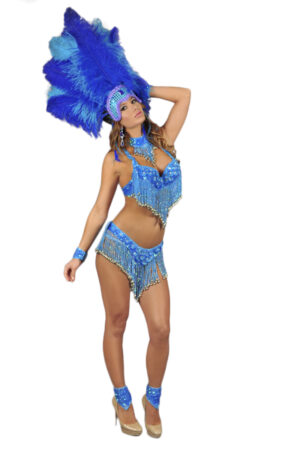 24479 - Brazilian Dancing set - 8pc set - Turquoise
