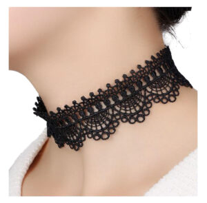 55394 - Wide Lace Choker